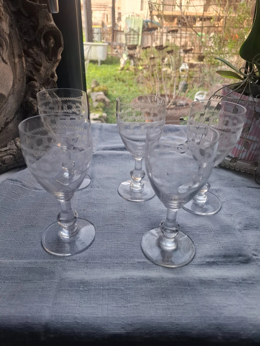 Anciens verres gravés - D'Hier & D'Aujourd'hui