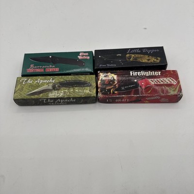 Lot Of  4 Frost Cutlery Folding Knives Popular Models