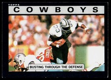 1985 Topps #37 Cowboys Team Leaders (Busting Through the Defense)