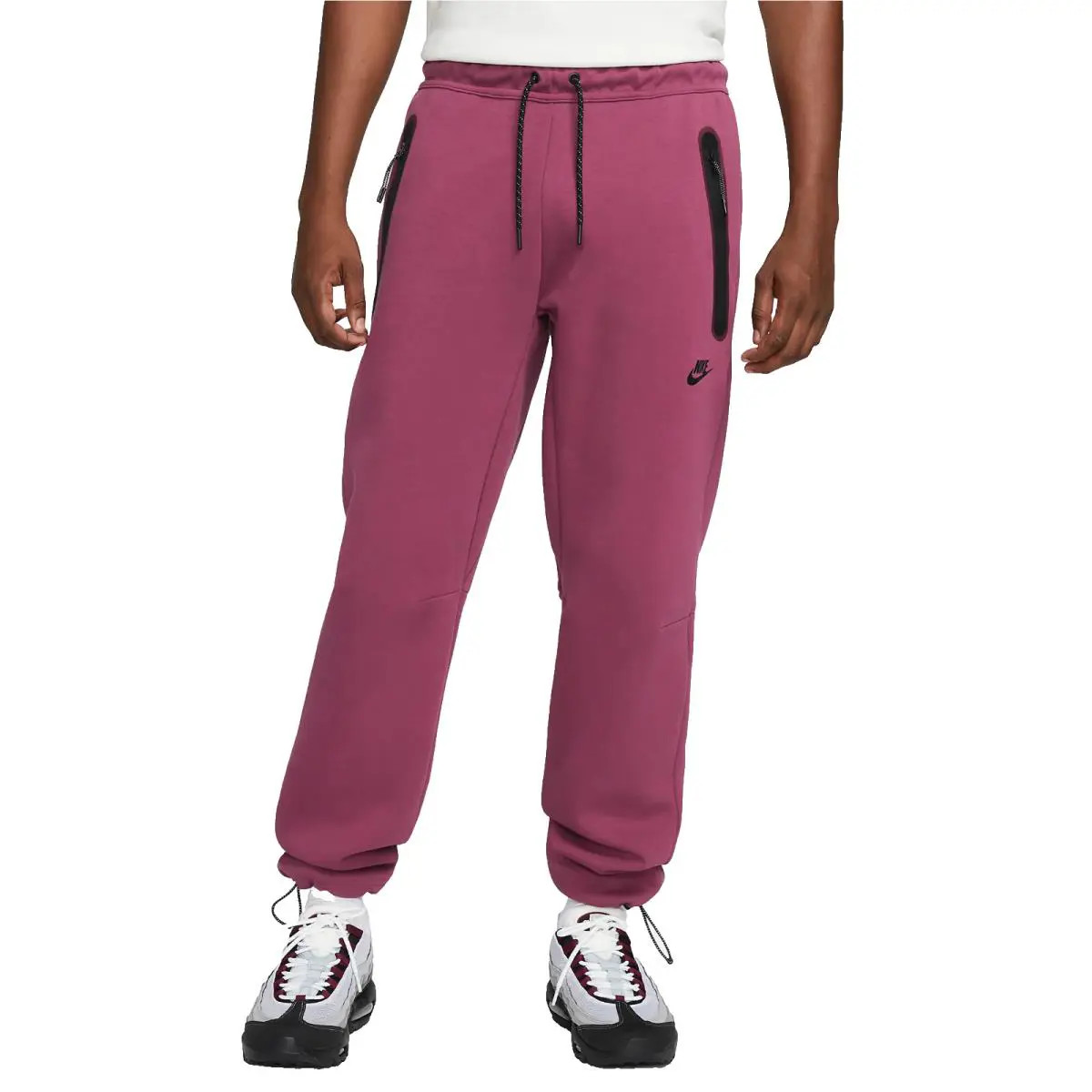 Nike Tech Fleece Open Hem Pants Joggers Rosewood Purple DQ4312-653