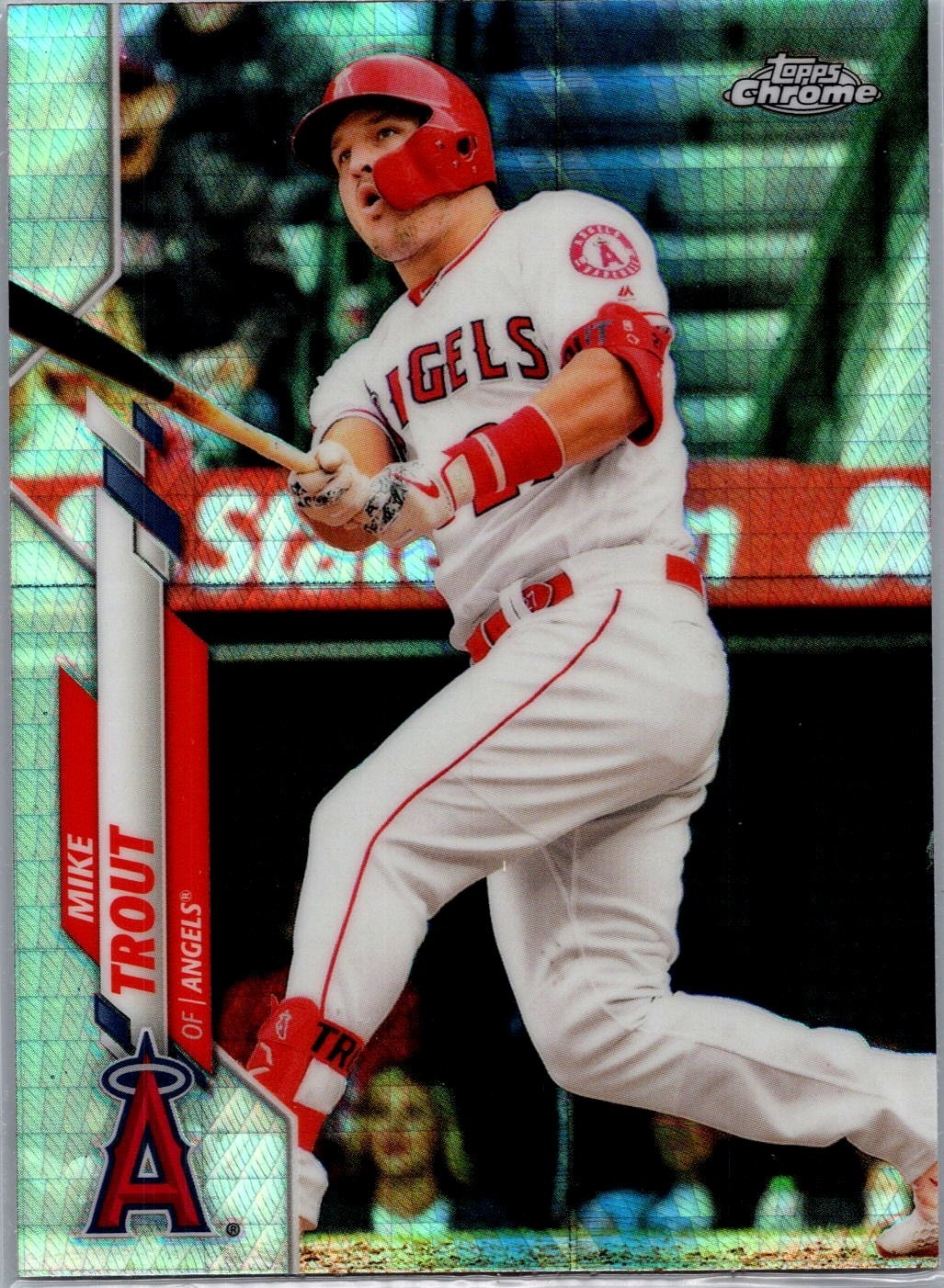 2020 Topps Chrome - Mike Trout #1 PRISM REFRACTOR Angels