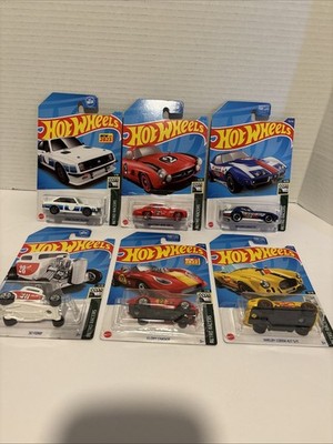 2021 Hot Wheels Set Of 6 Retro Racer Series Cars New In Box