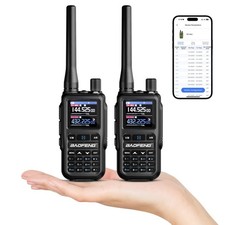 Baofeng 5R Mini Dual-Band Radio, VHF/UHF, APP Programming, USB-C Charging