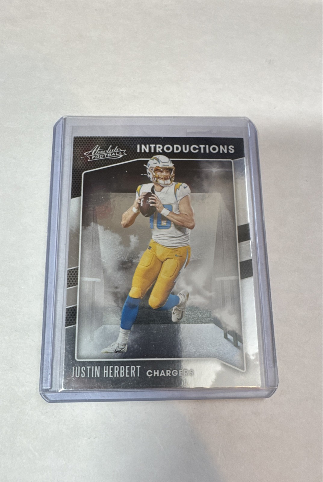 2020 Panini Absolute - Introductions Justin Herbert #I-JH (RC)