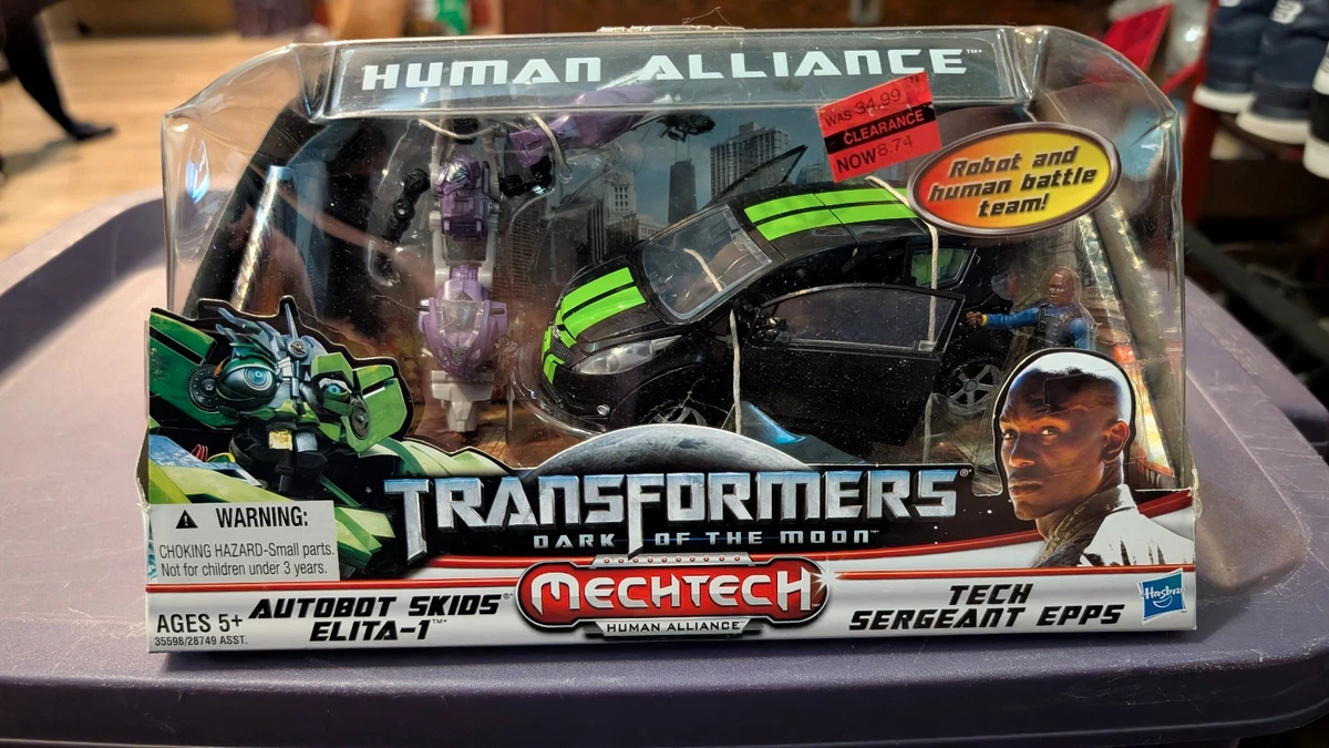 Transformers DOTM Human Alliance Skids w Elita-1 & Tech Sergeant Epps NEW