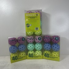 4 New Sets Of 6 Pickleballs 24 Total Pickle O  Joe 40 Hole Performance NEW