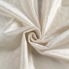 5 yards IVORY 65" wide Premium Velvet Fabric Bolt Wedding DIY Event Party Crafts