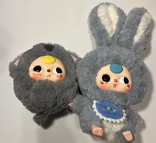 Baby Three Lily Rabbit Town Plush and Koala Take Me Out Zipper Bag