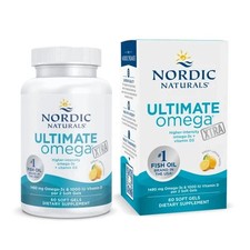 Nordic Naturals Ultimate Omega Xtra Formula for Healthy Heart, 60 Ct EXP 11/27