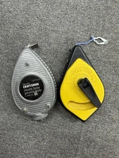 Craftsman 37734 Chalk Line Plumb Bob 100ft + Speed-Line Reel USA