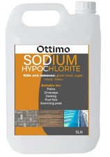 Sodium Hypochlorite 4 X 5L - High Strength (14-15%) Brick, Driveway & Patio