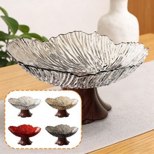 Pedestal Fruit Bowl Trendy Lightweight Tray Dried Fruit Platter Footed Fruit