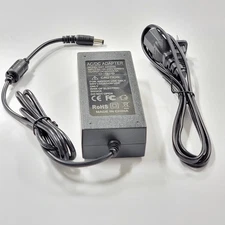 NEW - AC Adapter for Magicard 300/600 ID Card printer +  Power Supply Cord