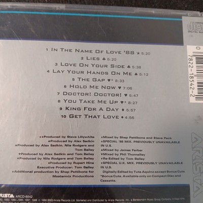 THOMPSON TWINS  Doctor Doctor -Hold Me Now more CD ''LIKE NEW''BRAND NEW CASE