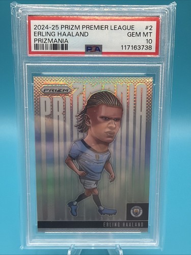 Erling Haaland #2 2024 Panini Prizm Premier League Prizmania card