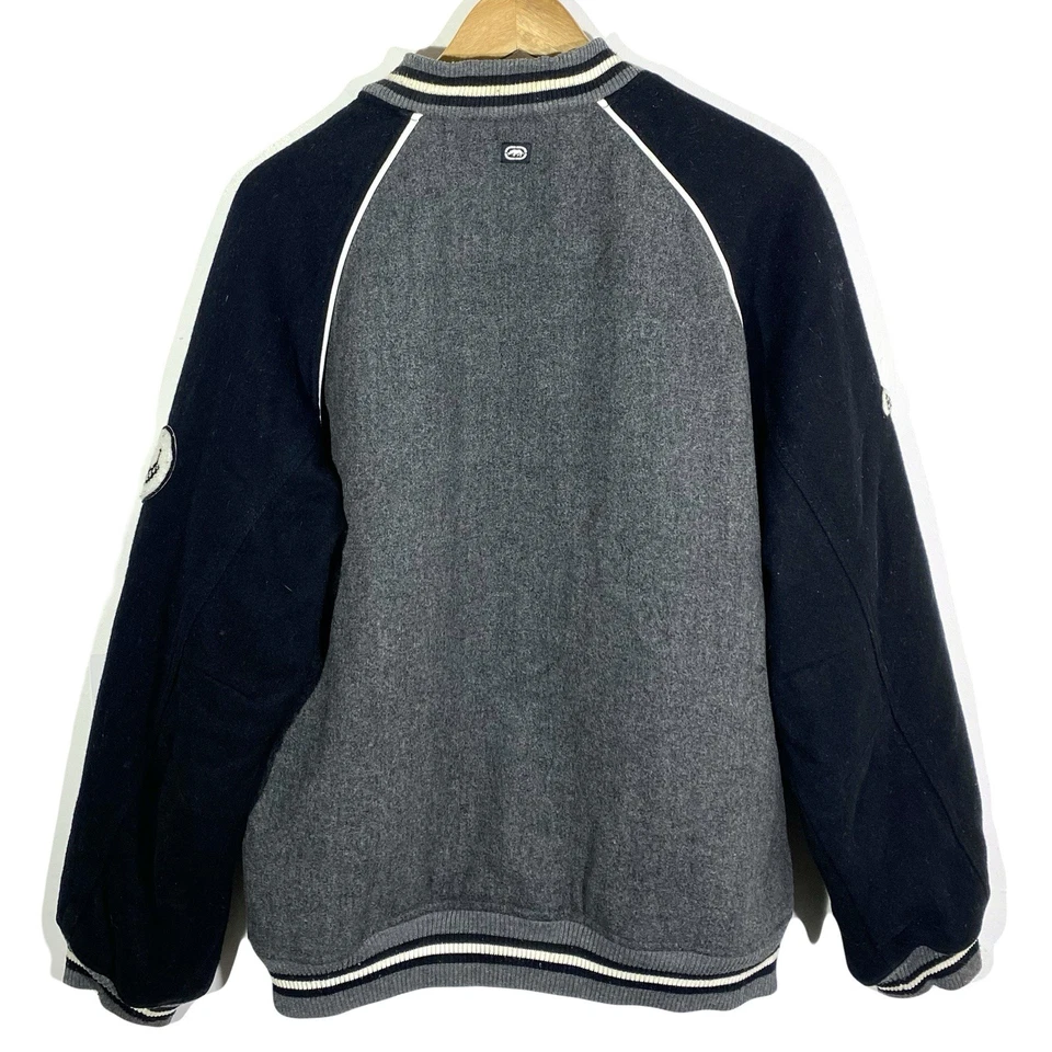 Teddy Varsity Streetwear y2k Vintage 2000’s Ecko Unltd. (Laine Mixte) - Photo 2/4