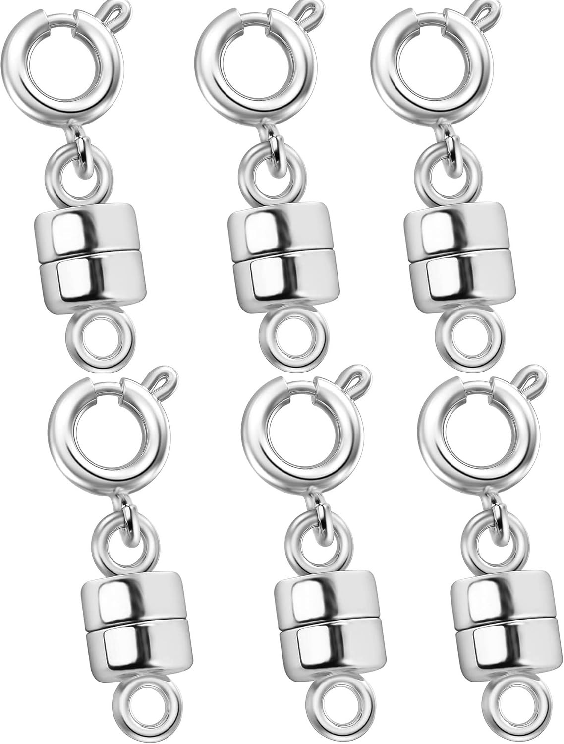 Gold & Silver Necklace Layering Clasp for Women Jewelry Separators 18K-image