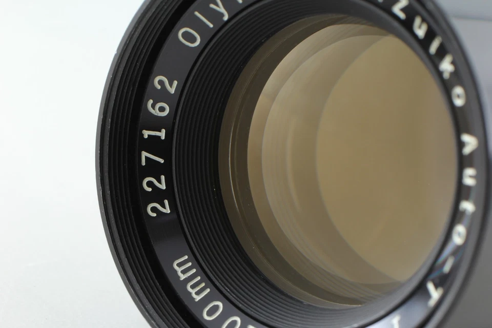 w/Hood🎦👀🌟N MINT🌟 Olympus E.Zuiko Auto-T 100mm f/3.5 Lens for Pen F FT FV - Image 2 of 4