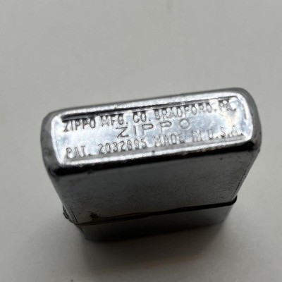Vintage 1937 Zippo Lighter PAT 2032695 Used | eBay