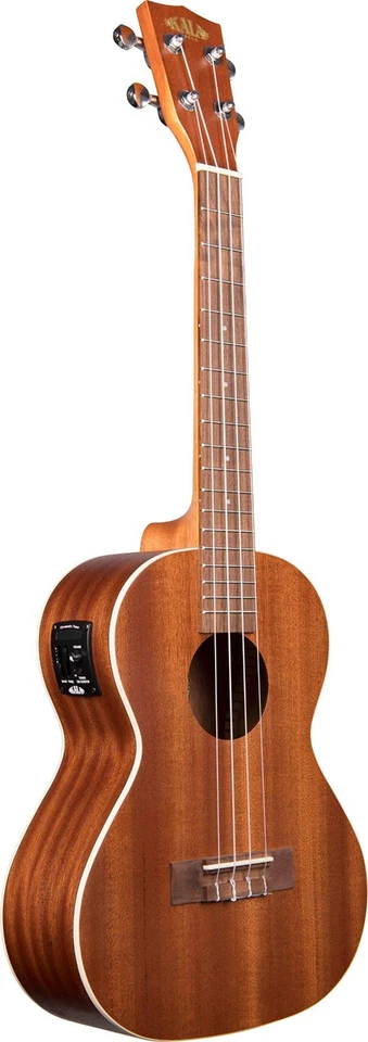 Ukelele eléctrico acústico tenor caoba satinado Kala KA-TE con estuche rígido Foto 2 de 4