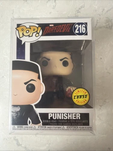 Funko Pop! Marvel - Daredevil 216 Punisher Limited Edition Chase with Protector