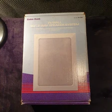 Radio Shack 40-1368 In-Wall 6 1/2" 2-Way Speaker 80w/40w Tested Brand New Item 