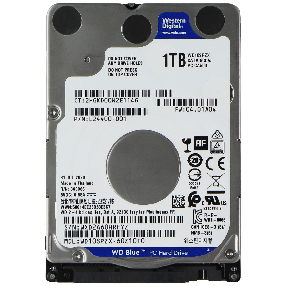 Western Digital (1TB) SATA 6Gb/s Hard Drive Storage