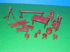 MARX REVOLUTIONARY WAR HARD PLASTIC ACCESSORIES