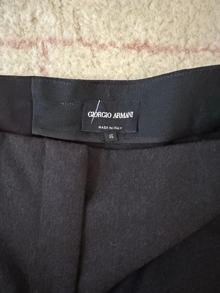 Pantalón de lana para mujer Giorgio Armani talla 46 hecho en Italia Foto 2 de 4
