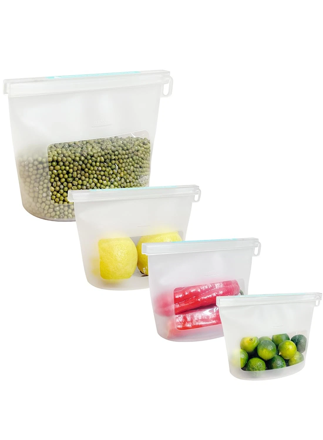 Reusable Silicone Food Storage Bags (Set of 4), Dishwasher Oven Microwave Fre...
Opens in a new wind