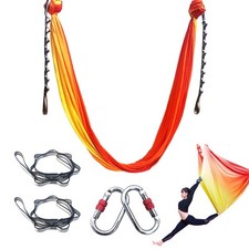 Aerial Hammock, 16.4ft 9.2ft Swing Set for Anti-Gravity Yoga, Dance, Acrobatics