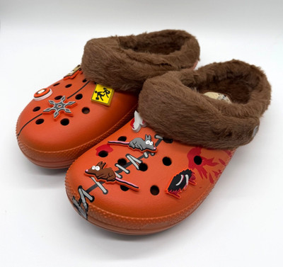 New Orange Crocs South Park Kenny Classic Lined Clog Men Womens Size 211499-90H