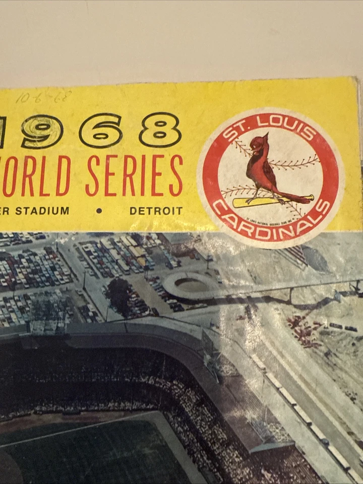 1967 World Series St. Louis Cardinals Vs Detroit Tigers Program - Image 3 of 4