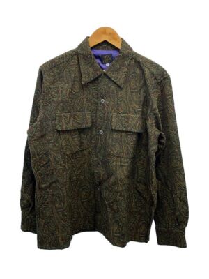 Needles / 長袖シャツ/S/ウール/PUP/ペーズリー/PU164 Needles Long Sleeve Shirt M Wool Green Full Pattern PU164 Used | eBay