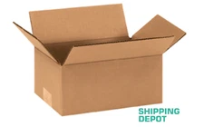 100 Pack Packing Shipping Box 9x6x3 Corrugated Kraft Cardboard Carton Mailers