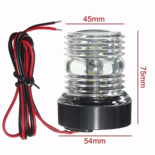 High Quality LED Stern Navigation Anchor Light Marine Boat Yacht 360° Waterproof - Picture 3 of 12