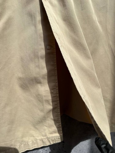 Armani Jeans Vintage Short Sleeve Made In Italy Pockets Beige Men's Size Medium - Picture 9 of 14