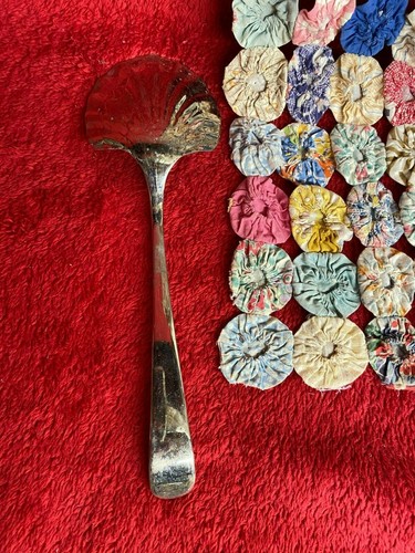 Vtg Reed & Barton Shell Shape Fancy Serving Spoon Silverplate 18/10 - Picture 5 of 5