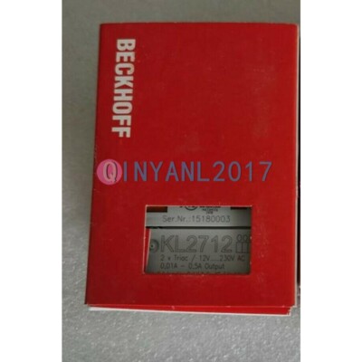 One NEW BECKHOFF KL2712 PLC Module