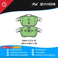 PROTEX Ultra Disc Pad Set For VOLVO V60 T5 P3 B4204T7 2011-2014 #DB1998CP