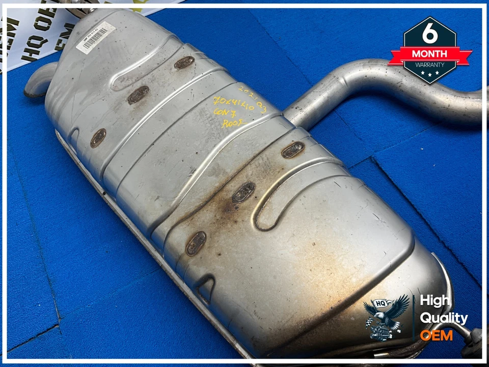 Silenciador traseiro sistema de exaustão Audi Q3 2.0L 2019 - 2023 fabricante de equipamento original 5QF253611AJ - Imagem 3 de 4