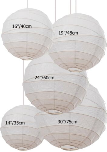 White Paper Lamp Shades Irregular, Are Rice Paper Lamp Shades Safe