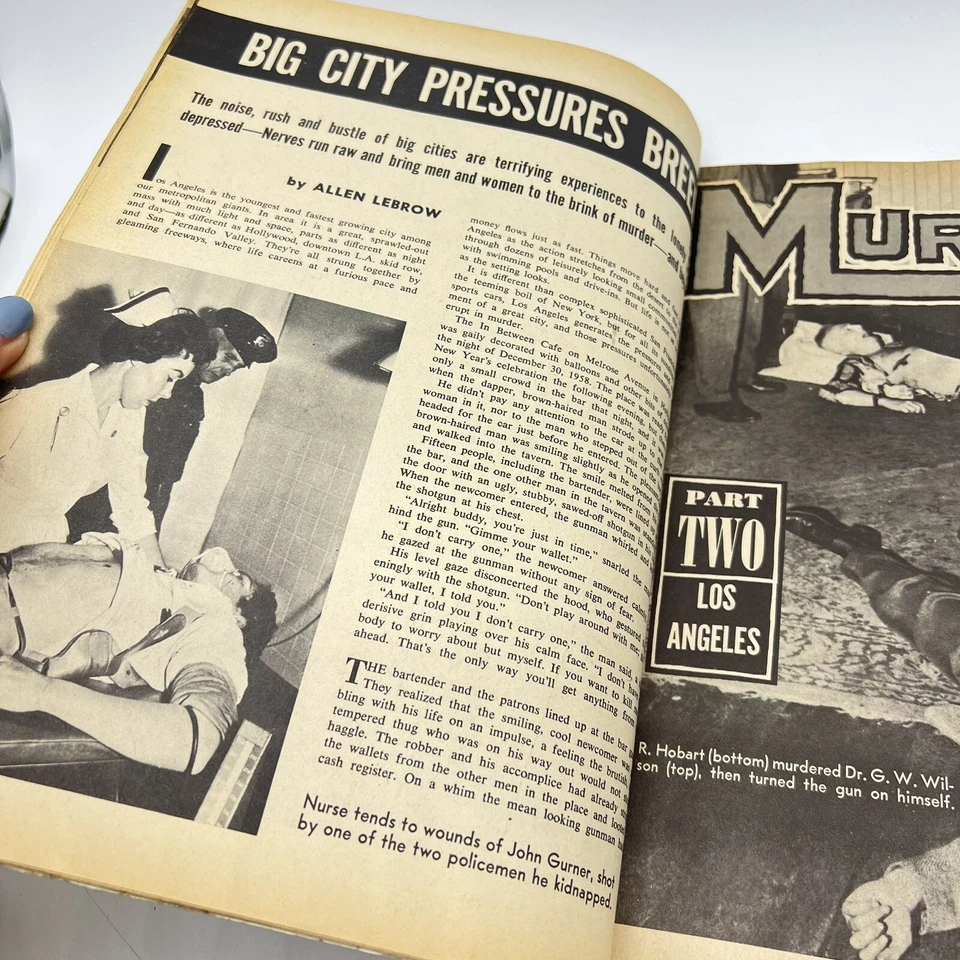 Man's Life Magazine September 1961 Atomic Testing Pulp Crime Captive All Girl Foto 2 de 3