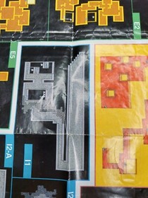 Final Fantasy 1990 Nintendo NES Dungeon Maps / Item Chart NES-FF-USA(A)