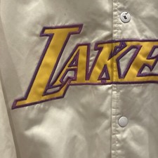 Vintage Majestic Los Angeles Lakers Bomber Jacket XL