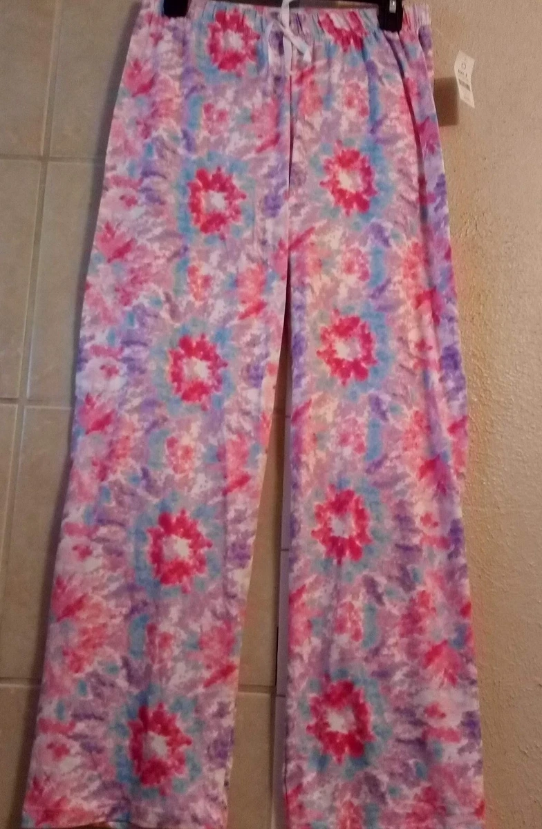 Women's Soft Tie-Dye Print Bobbie Brooks Sleepwear Pajama Pants - Size  Small | eBay