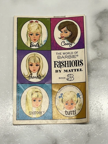The World of Barbie Fashions by Mattel Mini Booklet Book 3, 1966 FREE SHIPPING