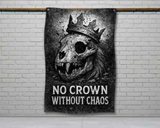 Distressed Motivational Gym Flag - Fitness Wall Art for Home or Garage