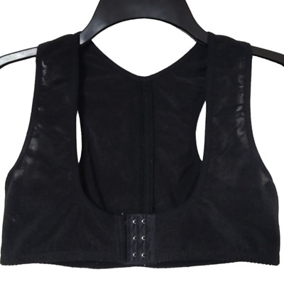 Joyshaper Breast Support Womens Size Large Black Posture Bra Shapewear Underbust