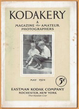 Vintage May 1924 Eastman Kodak KODAKERY Magazine for Amateur Photographers